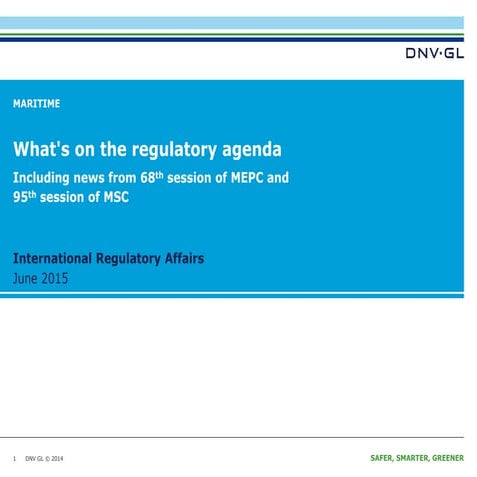 What new on the regulatory agenda