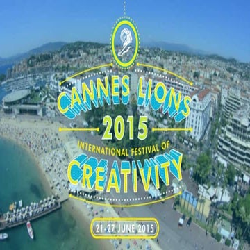 Cannes Lions 2015 Trends
