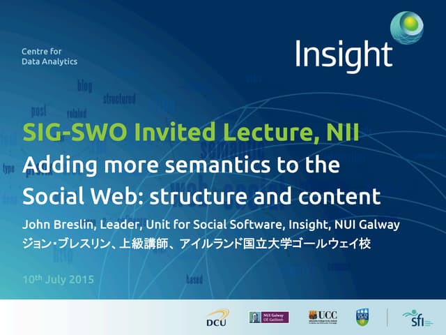 Adding More Semantics to the Social Web