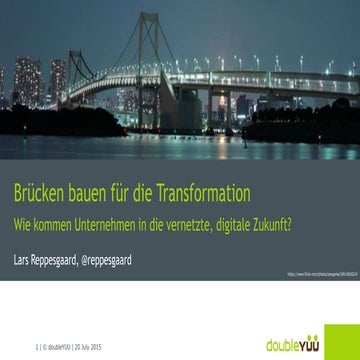 Brücken bauen für die Transformation - zum Kongress "Digitaler Wandel: Baden ...