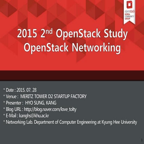 OpenStack Networking | PPTX