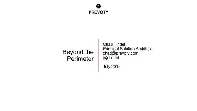 Prevoty NYC Java SIG 20150730