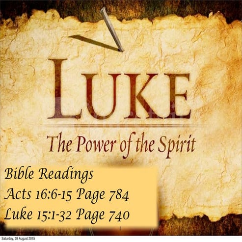Journey Through The Bible: Gospel of Luke