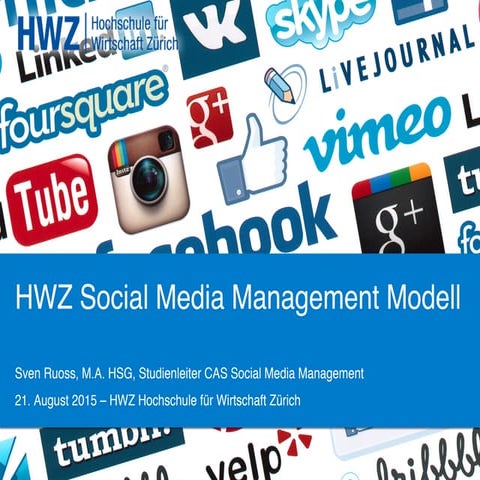 HWZ Social Media Management Modell 2015-2