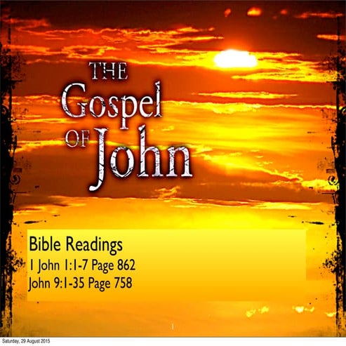 Journey Through The Bible: Gospel of John