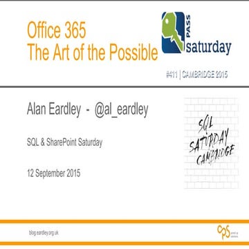 201509 sp sat-cambridge-o365-theartofthepossible