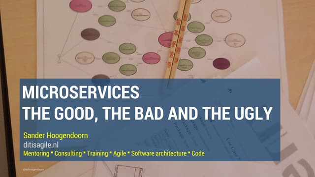 Designing and building a micro-services architecture. Stairway to heaven or a...
