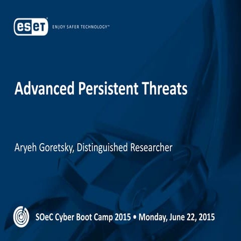 Advanced Persistent Threats
