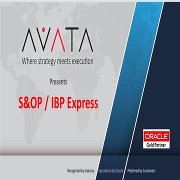 AVATA S&OP / IBP Express