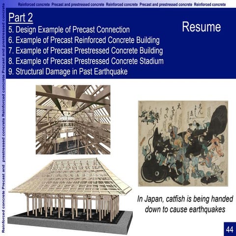 Literature work study of precast concrete connections in seismic | PDF