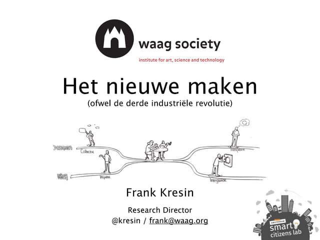 Het nieuwe maken - de derde industriële revolutie