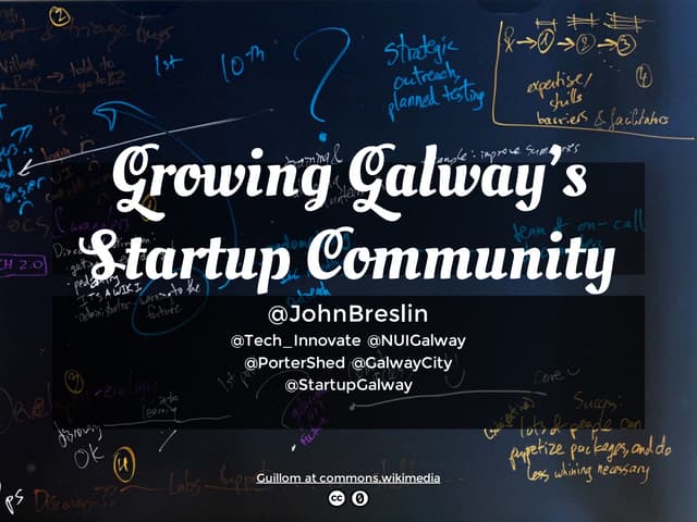 Growing Galway's Startup Community