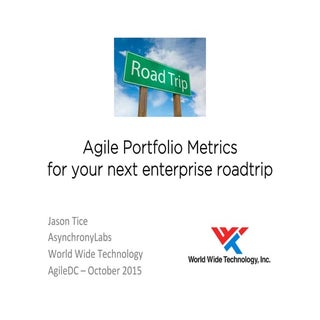 AgileDC 2015 - Agile portfolio metr...