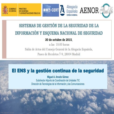 El ENS y la gestión continua de la seguridad