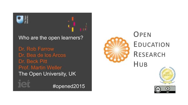 Who are the open learners? A comparative study profiling non-formal users of ...