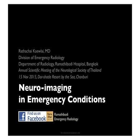 Neuro-imaging in Emergency Conditions
