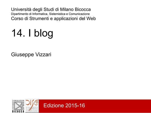 14 - I blog