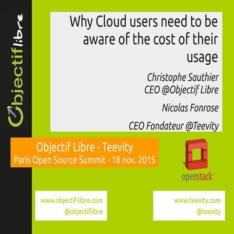 20151119 Sensibilisation des Utilisateurs aux coûts d'usage du Cloud