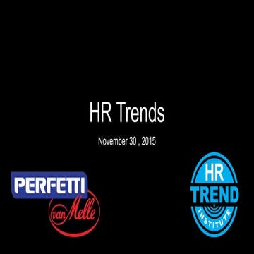 HR Trends and the opportunities for HR