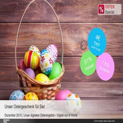 Goldbach Media DOOH Osterspecial