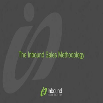 The Inbound Sales Methodology
