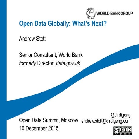 Open Data: What's Next