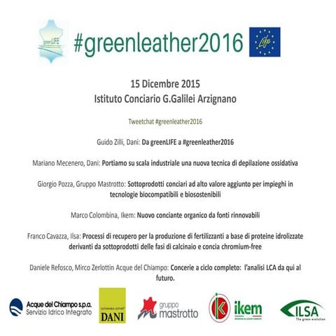 2015 12 15_green_life acque del chiampo concerie a ciclo completo,l’analisi l...