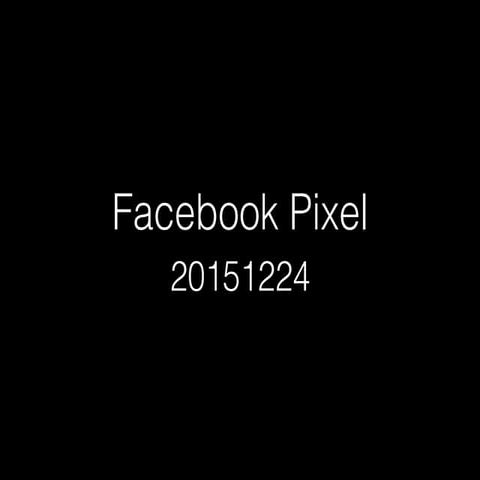 Facebook Pixel