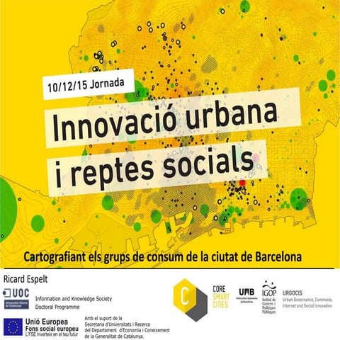 Cartografiant els grups de consum de la ciutat de Barcelona