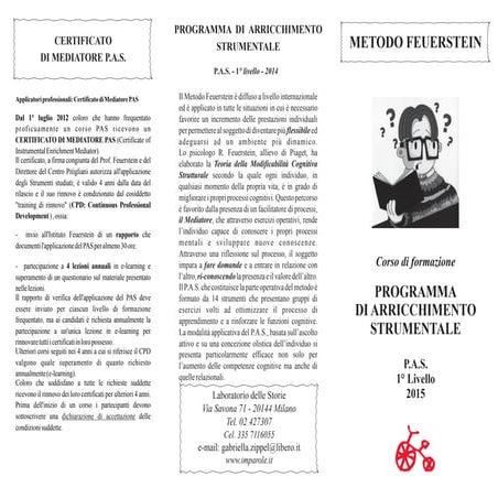 Programma di Arricchimento Strumenta | PPT