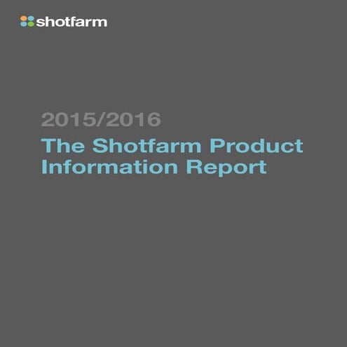 The Shotfarm Product Information Report