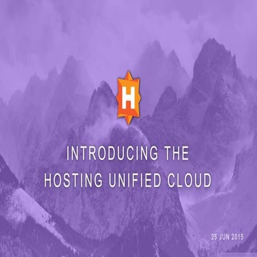 Introducing the Unified Cloud - Sean Bruton 