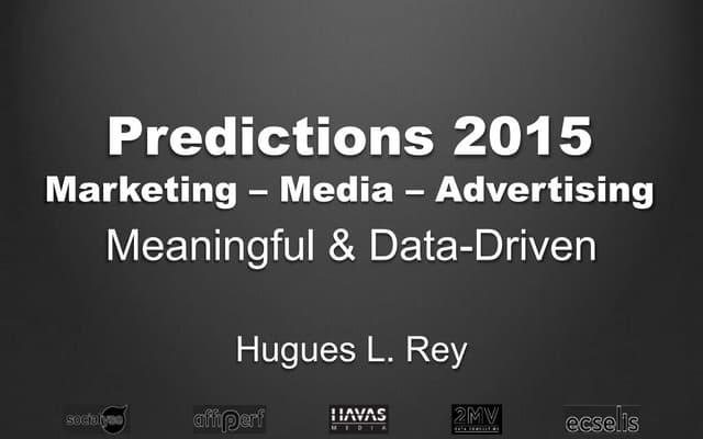  Predictions 2015: Meaningful & Dat...