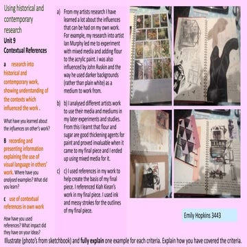 Place in Question 2015 Double Award Art