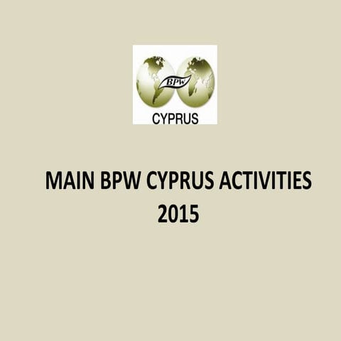 2015 actions BPW Cyprus
