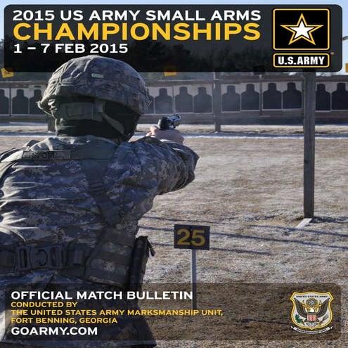 2015 U.S. Army Small Arms Championships | PDF