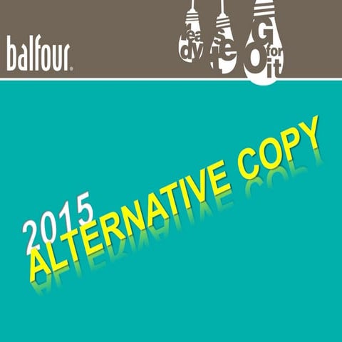 2015 alternative copy