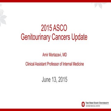 2015 ASCO Genitourinary Cancers Update