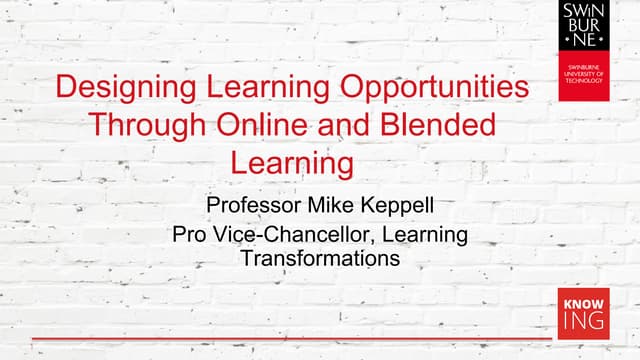 2015 Global Mindset: Models of Blended and Online Learning