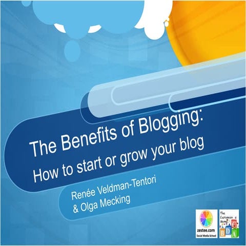 2015 Benefits of Blogging (Amsterdam, The Netherlands)
