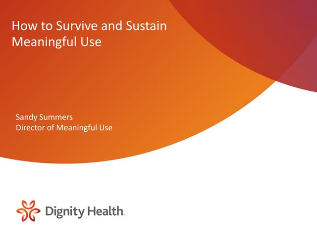 2015 iHT2 Health IT Beverly Hills Summit 