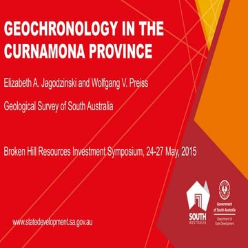 2015 Broken Hill Resources Investment Symposium - Geological Survey of South ...