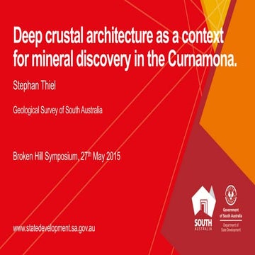 2015 Broken Hill Resources Investment Symposium - Geology Survey of South Aus...