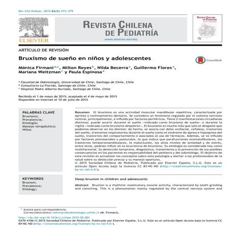 2015 bruxismo