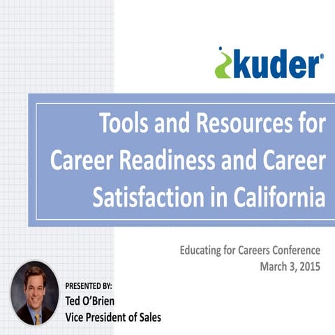 Tools and Resources for Career Readiness and Career Satisfaction in California