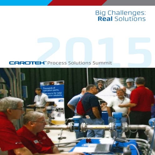 Carotek 2015 Process Solutions Summit brochure