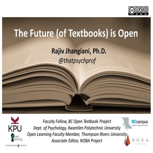 The Future (of Textbooks) is Open
