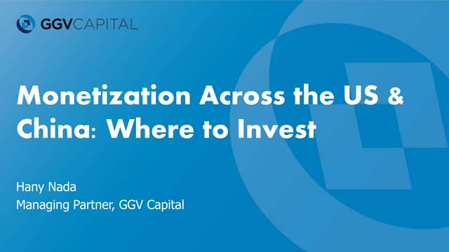 Monetization in the US and China: Where to Invest