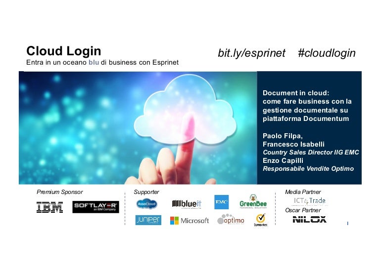 2015 CLOUD LOGIN Document in Cloud