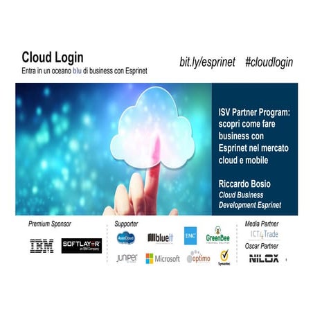 2015 CLOUD LOGIN - ISV Partner Program e Power8